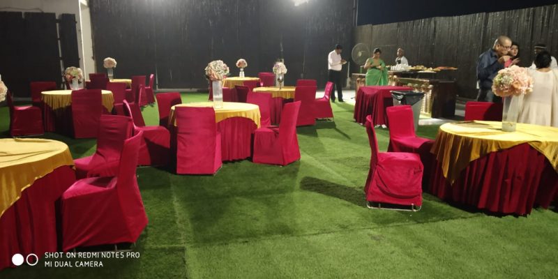 The Ritz Banquet Moti Nagar open terrace setup