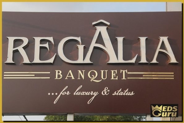 regalia banquet mayapuri signboard